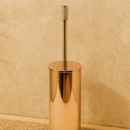 Bertocci Officina 01 Porta Scopino H.43 cm A Terra Oro Rosa