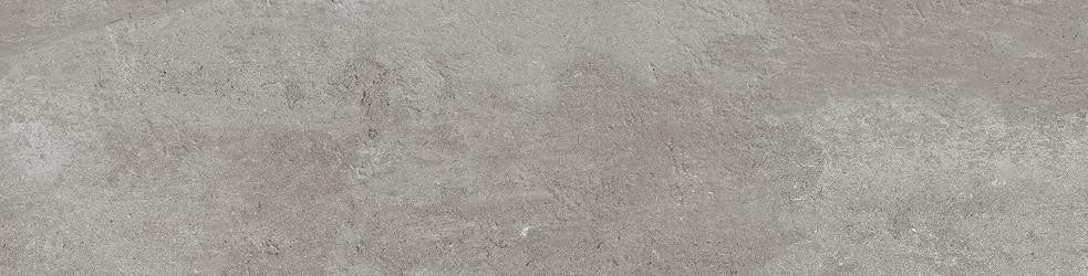 Pavimento Rivestimento 15x60 grigio effetto cemento 9,5 mm in porcellana e rettificato, superficie e texture ravvicinata...