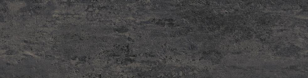 Pavimento Rivestimento 15x60 nero effetto cemento 9,5 mm in porcellana e rettificato, superficie e texture ravvicinata...