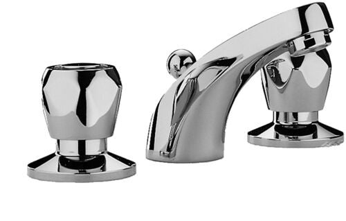 Paffoni Danubio Da055 Gruppo Lavabo 3 Fori Con Scarico Automatico Senza Attacco Catenella Cromo