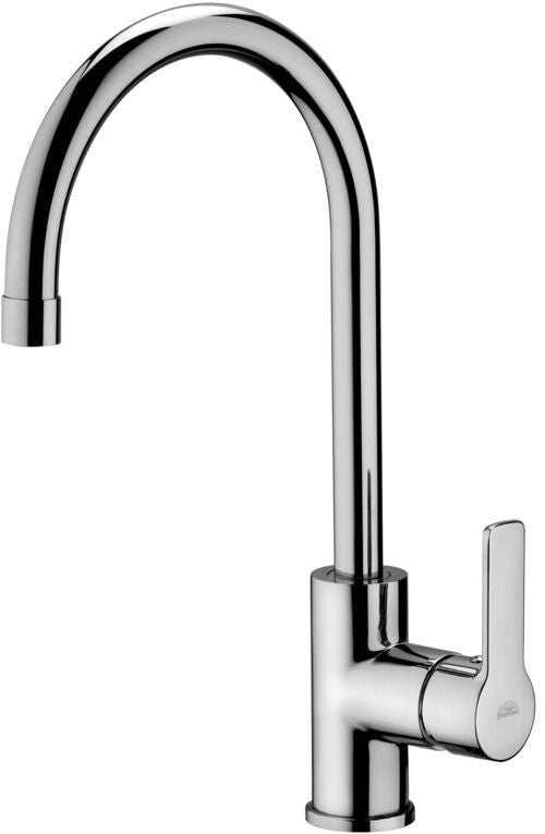 Paffoni red red180 miscelatore lavello cucina monocomando, dettaglio della doccetta estraibile