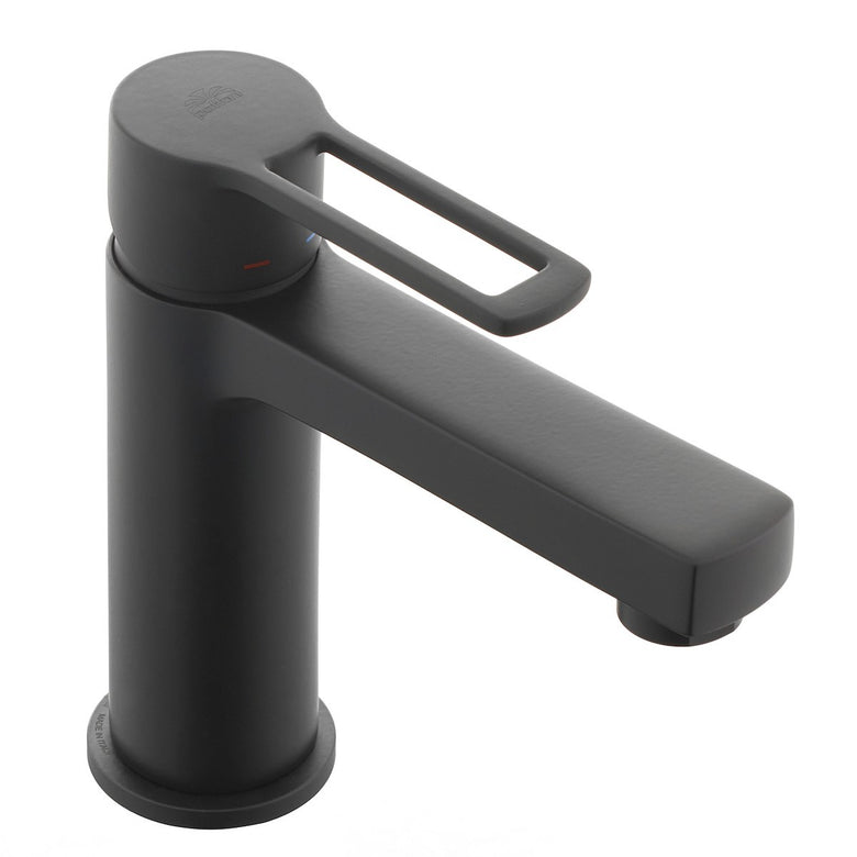 Paffoni Ringo Rin071 Miscelatore lavabo Monocomando Senza, vista frontale su sfondo bianco