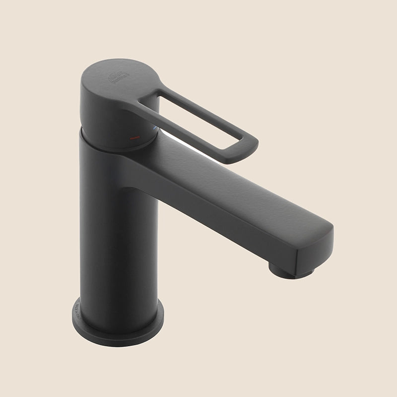 Paffoni Ringo Rin075 Miscelatore lavabo con Scarico Nero Opaco