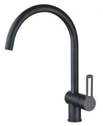 Paffoni Ringo Rin180 Miscelatore Lavello Cucina Monocomando Con Braccio Girevole Nero Opaco