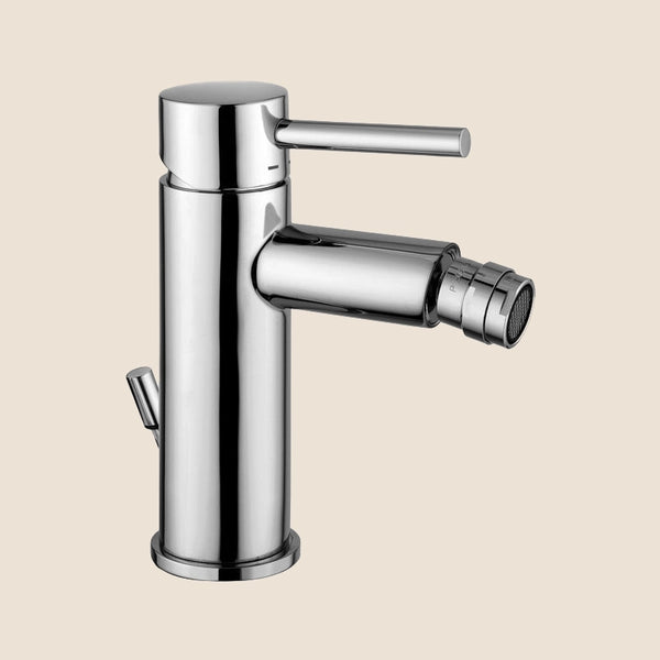 Paffoni Stick Sk135h Miscelatore bidet Con Sistema Di, vista frontale della maniglia e della bocca di erogazione