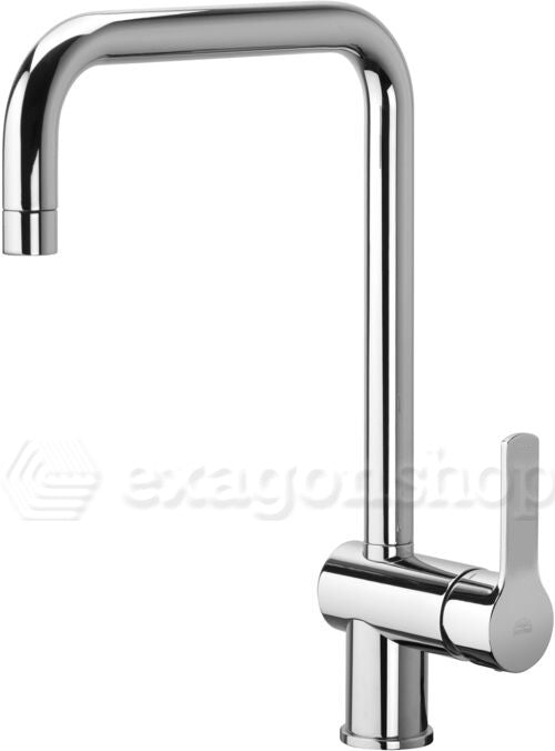 Paffoni West Ws980 Miscelatore lavello cucina girevole Cromo, dettaglio della doccetta estraibile