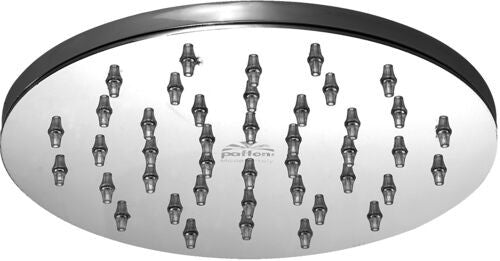 Paffoni Wind Soffione 15 cm Tondo Anticalcare 8 Mm In, dettaglio ravvicinato della finitura e del marchio