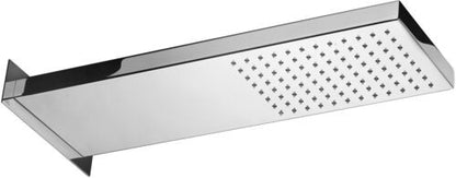 Paffoni Free Soffione 53x13 Rettangolare Anticalcare in Metallo Cromo