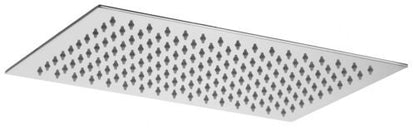 Paffoni Blanc Zsof102 Soffione Doccia 34x22 rettangolare Ultrapiatto Anticalcare Metallo Cromo