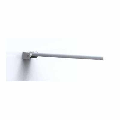 Open Miss Barra Ribaltabile Ergonomica L 70cm Bianco Nylon montato a parete, vista del design e della finitura - Goman