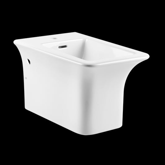 Bidet Sospeso A Parete In Ceramica Bianco lucido Ispa 42115 Gessi