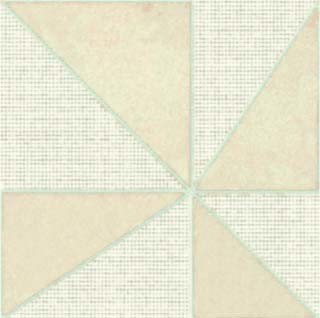 Mutina Azulej Gira Piastrella Cm 20x20 in Gres Porcellanato posata in ambiente arredato, dettaglio della venatura...