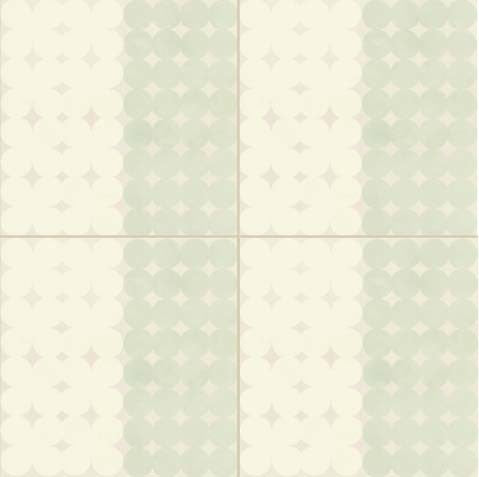 Mutina Azulej Trevo Piastrella Smaltata Cm 20x20 Gres Porcellanato Bianco