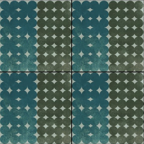 Mutina Azulej Trevo Piastrella Smaltata Cm 20x20 Gres in gres porcellanato, superficie e texture ravvicinata del gres...