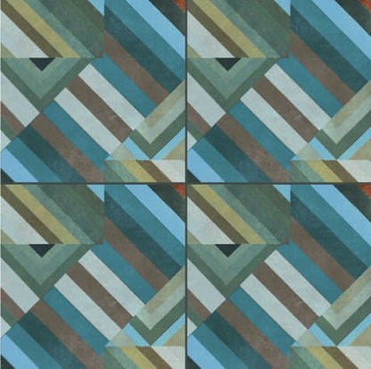 Mutina Azulej Prata Piastrella Smaltata Cm 20x20 Gres Porcellanato Grigio