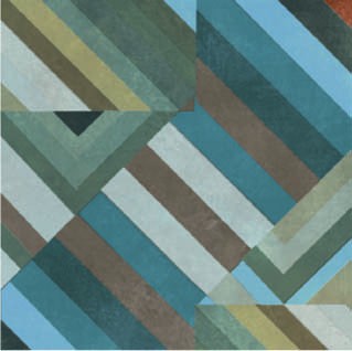 Mutina Azulej Prata Piastrella Smaltata Cm 20x20 Gres posata in ambiente arredato, dettaglio della venatura - Ceramiche...