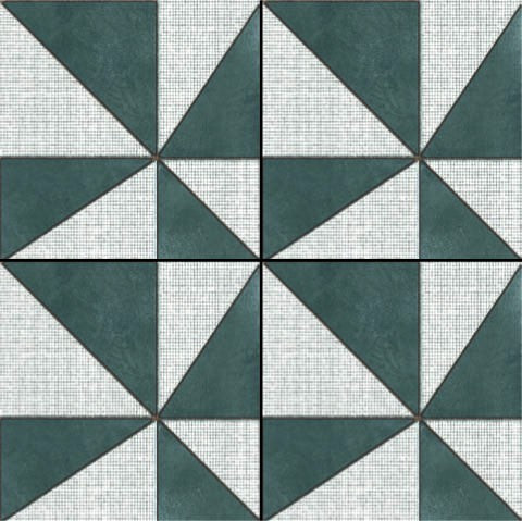 Mutina Azulej Gira Piastrella Smaltata Cm 20x20 GRES in gres porcellanato, superficie e texture ravvicinata del gres...