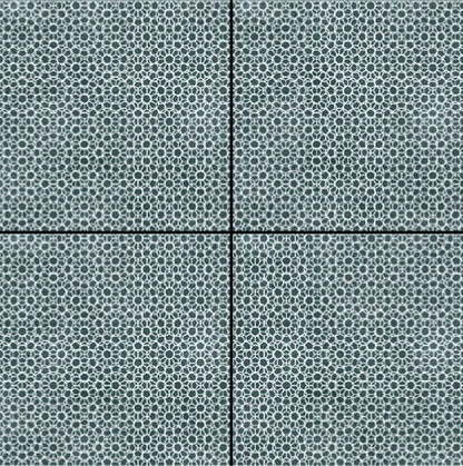 Mutina Azulej Renda Piastrella Smaltata Cm 20x20 GRES PORCELLANATO Nero