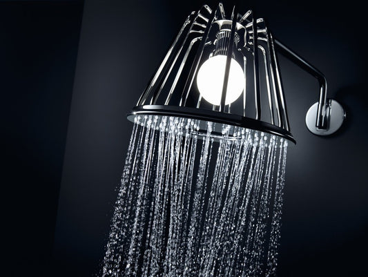 Hansgrohe Nendo 26031000 Soffione doccia con illuminazione a parete Cromo