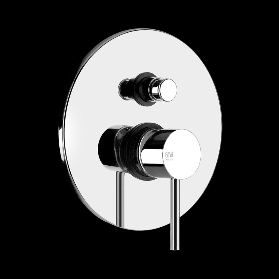 Parti Esterne Miscelatore Monocomando Doccia 2 vie senza parte incasso Cromo Via Tortona 18779 Gessi