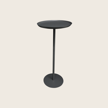 Antonio Lupi Lino 2 Tavolino di design 36 cm H.78,5 in Cristalplant Matita Goffrato