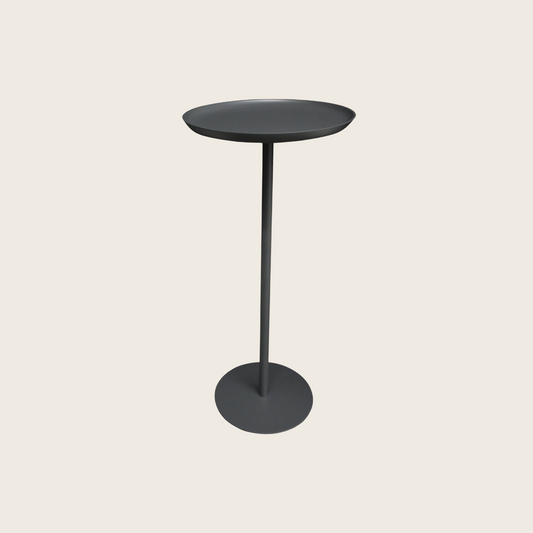 Antonio Lupi Lino 2 Tavolino di design 36 cm H.78,5 in Cristalplant Matita Goffrato