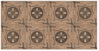 Pavimento 20x20 decorativo Effetto Legno In Gres Porcellanato Classic 03 Intarsi CSAICL0320 Ceramica Sant Agostino