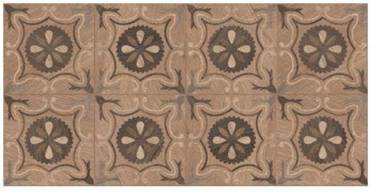 Pavimento 20x20 decorativo Effetto Legno In Gres Porcellanato Classic 03 Intarsi CSAICL0320 Ceramica Sant Agostino
