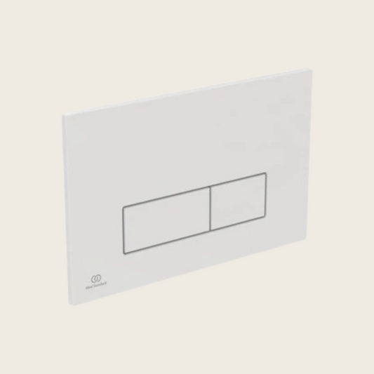 Placca comando meccanico per cassette wc Prosys bianco Oleas M2 R0121AC Ideal Standard