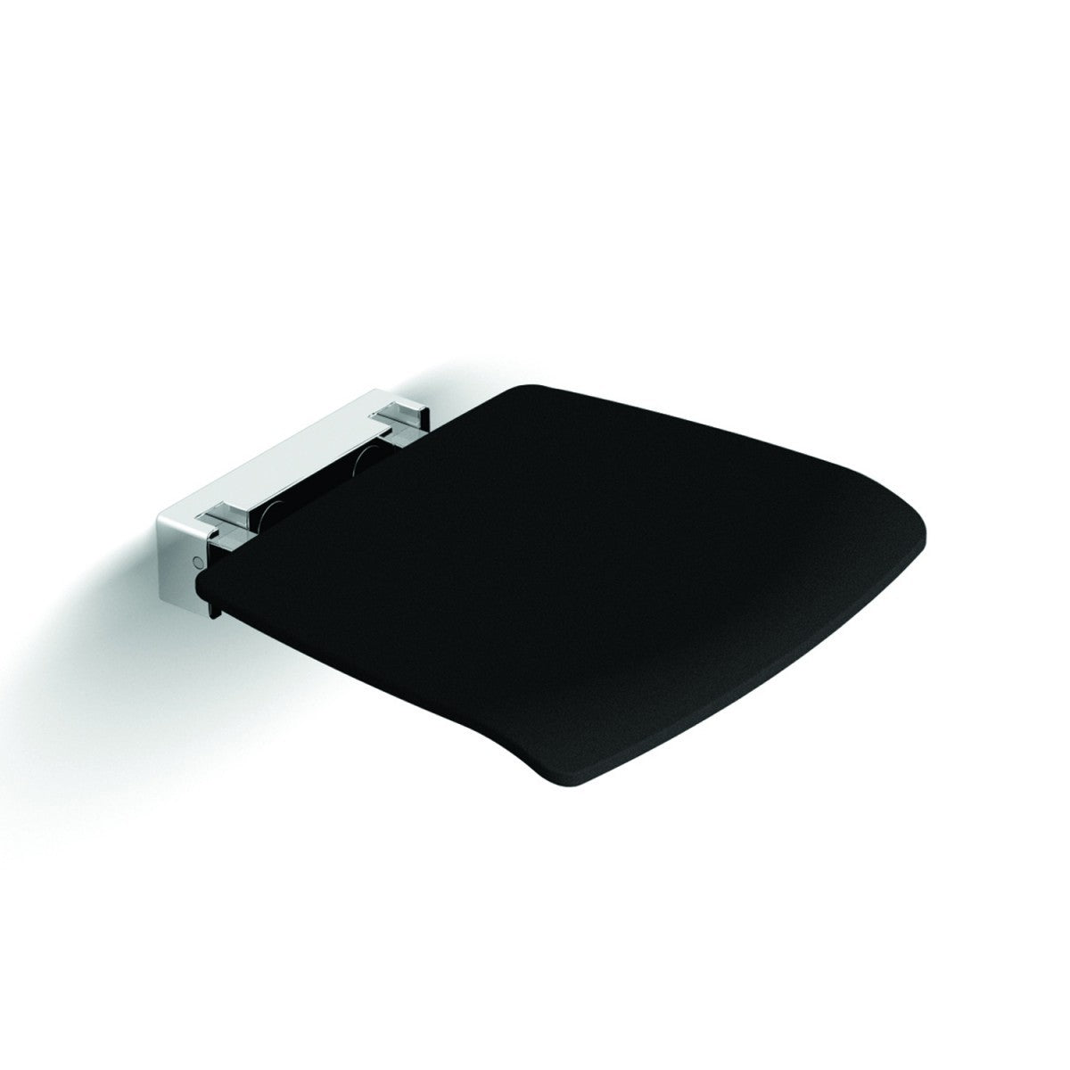 Sedile per box doccia a muro Nero Architect Cosmic in bagno completo, vista d'insieme dell'ambiente - Industrias Cosmic