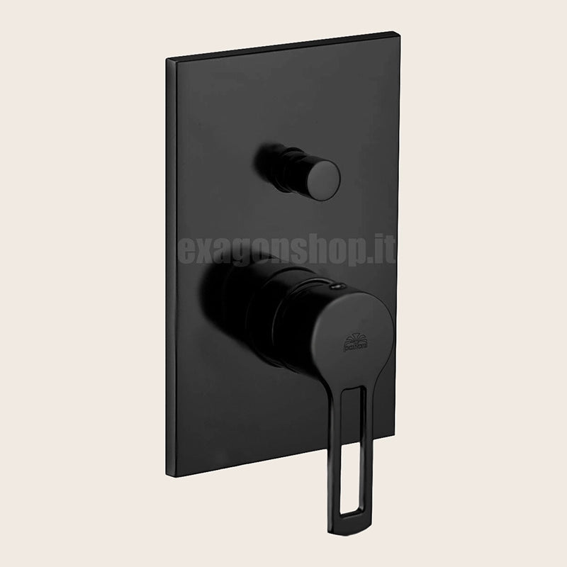Paffoni Ringo RIN015NOM Miscelatore doccia ad incasso 2 uscite Nero Opaco