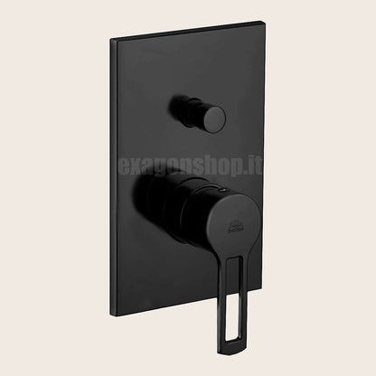 Paffoni Ringo RIN015NOM Miscelatore doccia ad incasso 2 uscite Nero Opaco