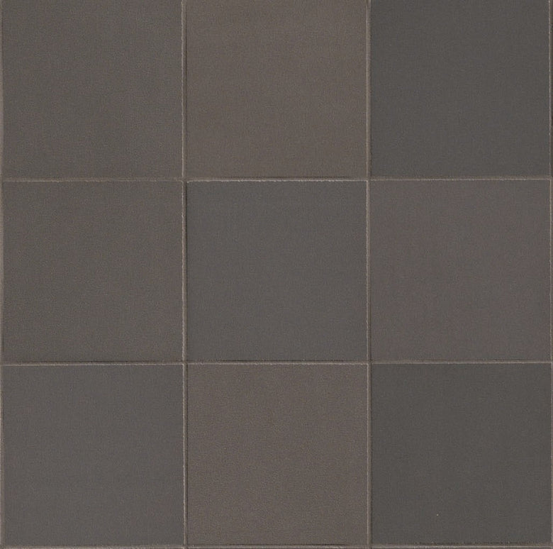 Mutina Mews Piastrella In Gres Porcellanato Cm 11x11 Lead, superficie e texture ravvicinata del gres - Ceramiche Mutina