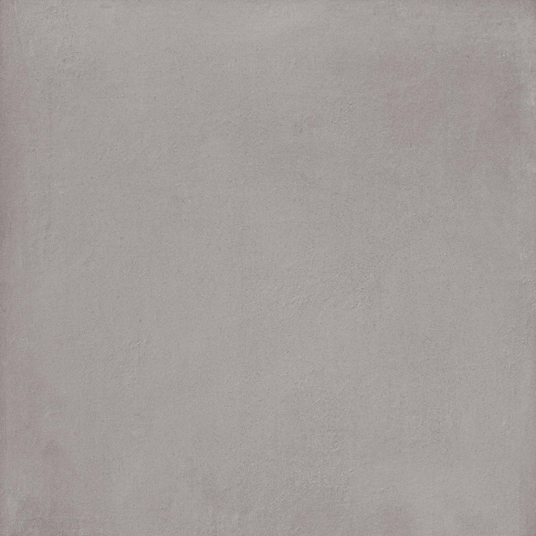 Pavimento rivestimento 75x75 effetto cemento 9,5 mm in Gres Grigio Polvere in gres porcellanato, superficie e texture...