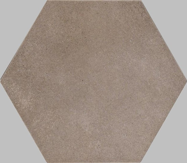 Pavimento rivestimento 21x18,2 esagonale effetto cemento 9,5 mm in gres porcellanato argilla Ceramiche Ragno Rewind 00R4CR16