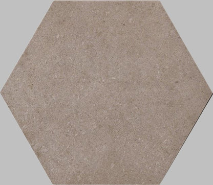 Pavimento rivestimento 21x18,2 esagonale effetto cemento 9,5 mm in gres porcellanato argilla Ceramiche Ragno Rewind 00R4CR16