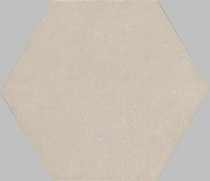 Pavimento rivestimento 21x18,2 esagonale effetto cemento 9,5 mm in gres porcellanato corda Ceramiche Ragno Rewind 00R4CS16