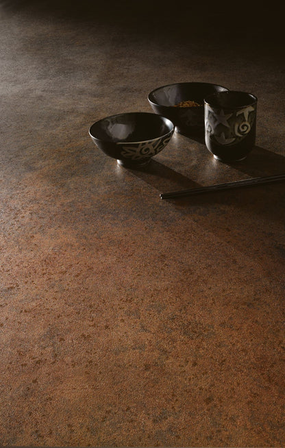 Cotto D'Este Kerlite Metal 5 Plus Pavimento Rivestimento 100x100 Cm 5,5 Mm In Porcellanato Ceramico Sottile Corten