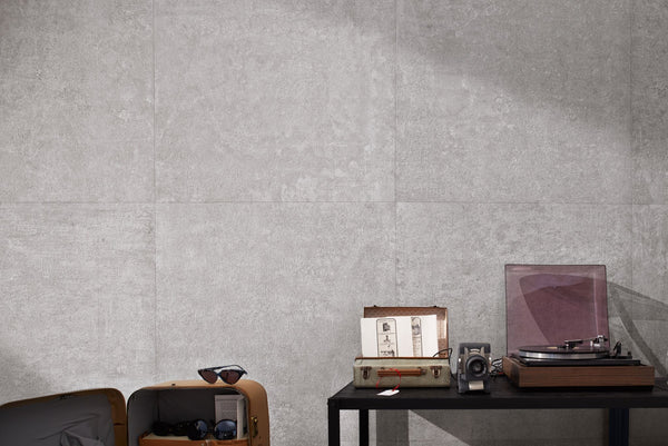 Cotto D'Este X-Beton 14mm Pavimento Rivestimento 90x90 Cm In Gres Porcellanato Spessorato Satinata Rettificato Dot 50