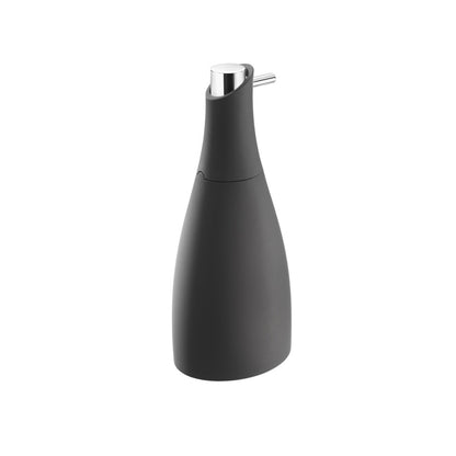 Dispenser sapone liquido da appoggio nero soft cromo Saku 2522604 Cosmic