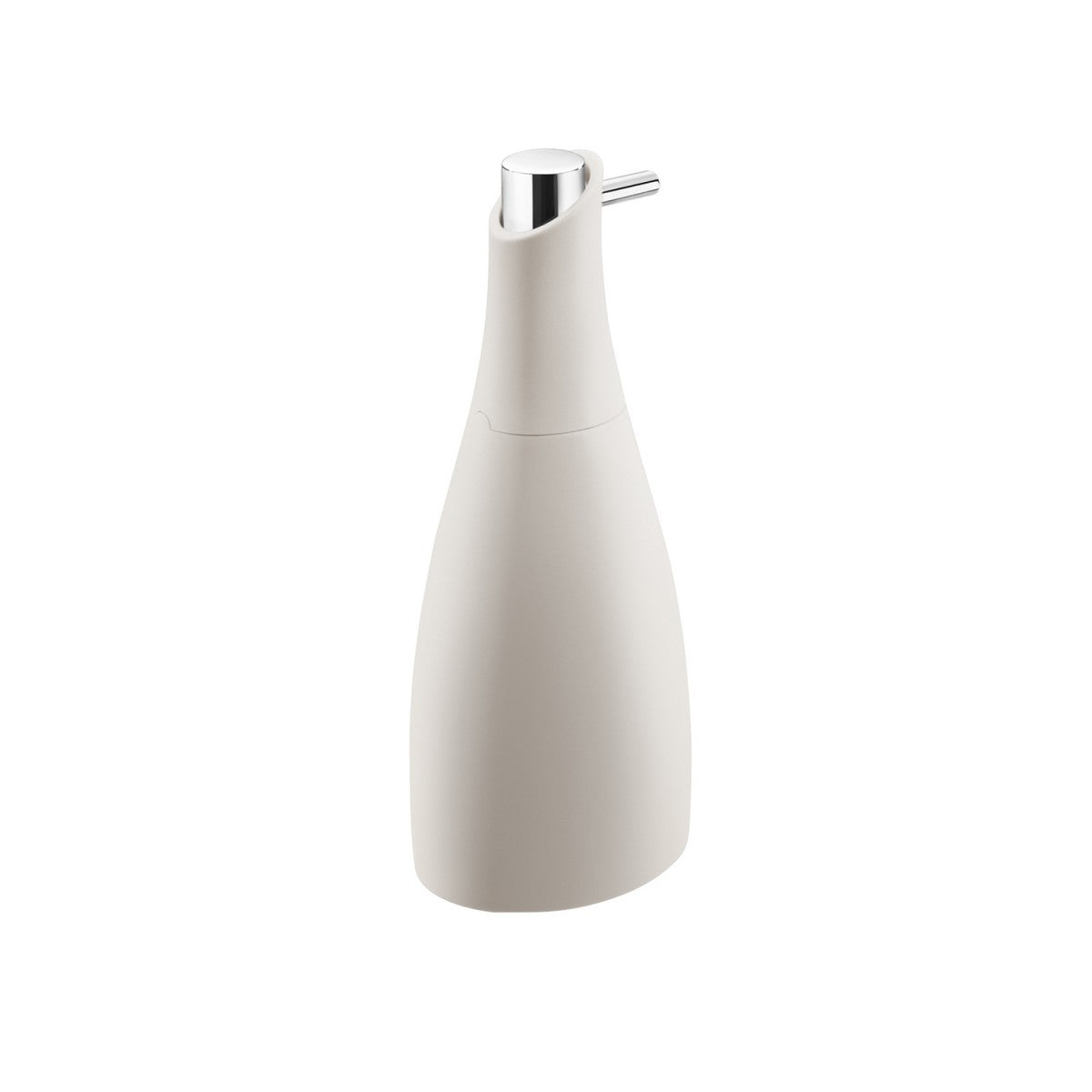Dispenser sapone liquido Pietra Soft Saku Cosmic, dettaglio ravvicinato del materiale e dell'aggancio - Industrias Cosmic