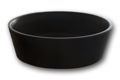 Antonio Lupi Design Pila11 Lavabo tondo 50x15 Cm  soprapiano in pietra Nero Marquinia