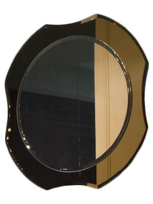 Specchio Tondo 90x90 Molato bronzo Luxor790 Antonio Lupi Design