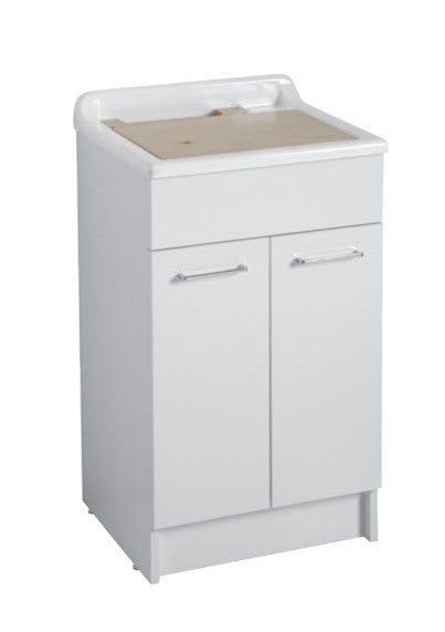 Colavene Swash mobile lavatoio 50x45 due ante con tavola lavapanni in legno massello Bianco Lucido
