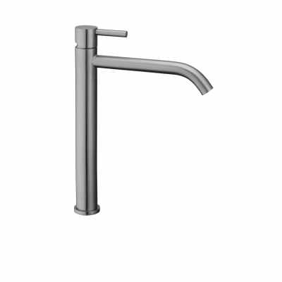 Paffoni Steel Steel081 Miscelatore lavabo monocomando in Acciaio