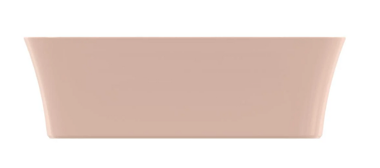 Ideal standard Ipalyss Lavabo 55x38 da appoggio senza visto dall'alto con scarico e interno visibili