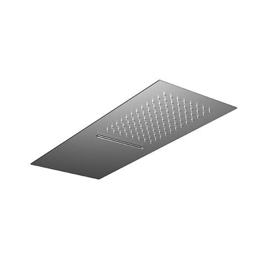 Antonio Lupi Bilastra Lu Soffione 20x50 a Cascata in Acciaio inox Lucido