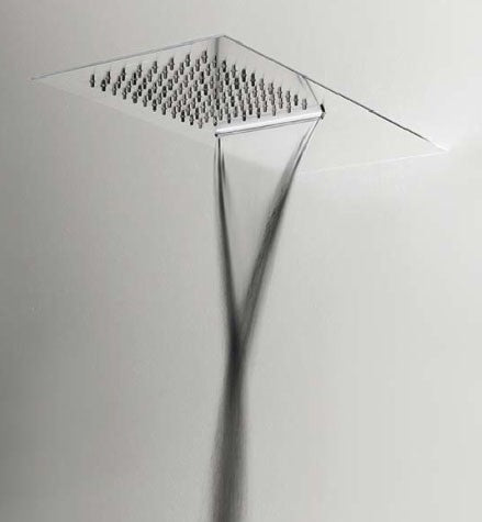 Antonio Lupi Bilastra Lu Soffione 20x50 a Cascata in Acciaio inox Lucido