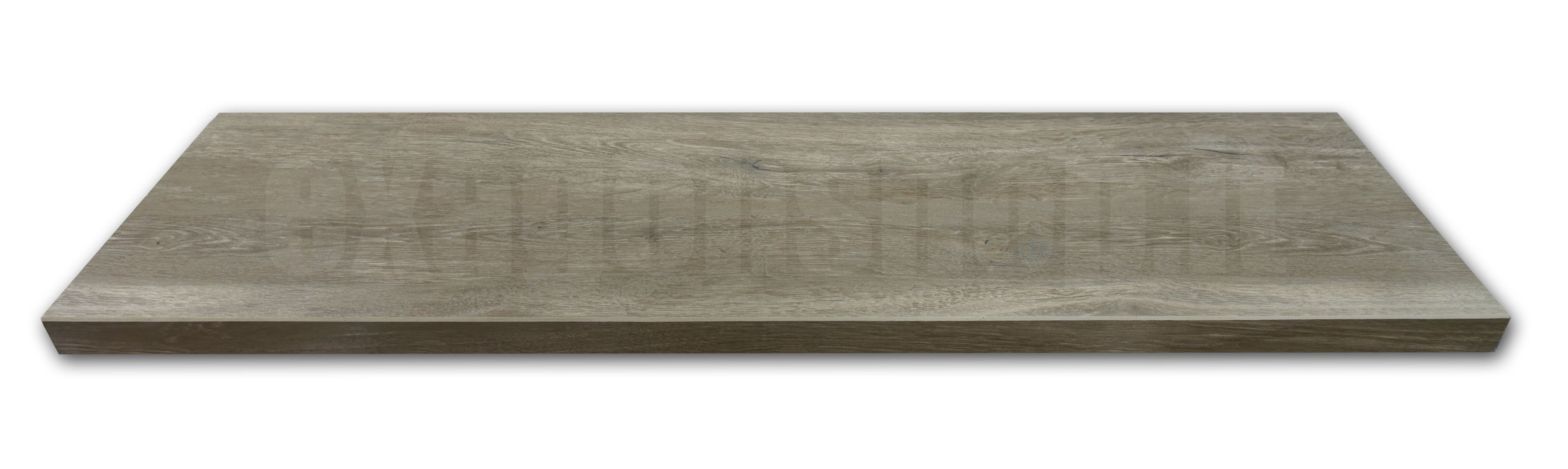 Monocibec Woodtime Gradone 33x120 Rettificato Effetto Legno in naturale, superficie e texture ravvicinata del gres...