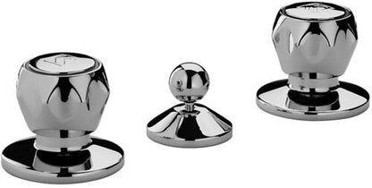 Paffoni Danubio Gruppo Bidet 3 Fori Scarico Automatico Cromo